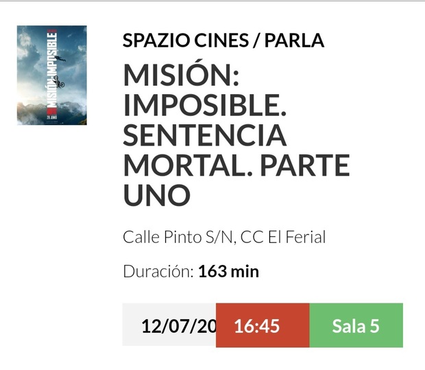 Mision Imposible Sentencia Mortal Parte 1: Breve Crítica y Entrada [Sin Spoilers]. Nota 8,5/10.