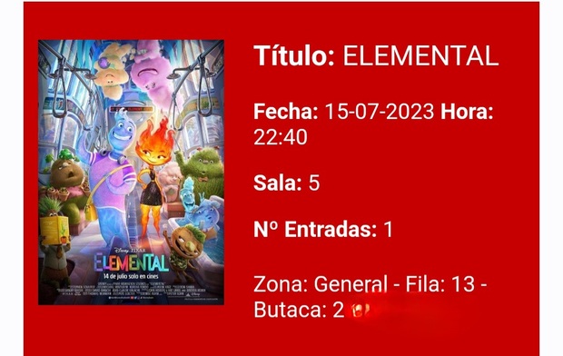 Elemental: Mi crítica y mi Entrada [Sin Spoilers]. Nota 8,5 / 10.