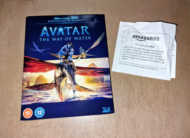Otro regalazo inesperado de cumple del amigo Angel Jesus Martin Soto. Avatar 3D El Sentido del Agua.