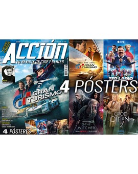 Acción Cine. Portada y posters Agosto 2023.