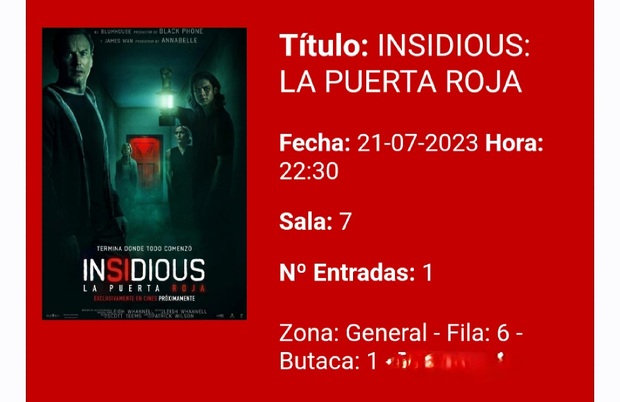 Insidious La Puerta Roja: Breve crítica y entrada [Sin Spoilers]. Nota 5,5/10.