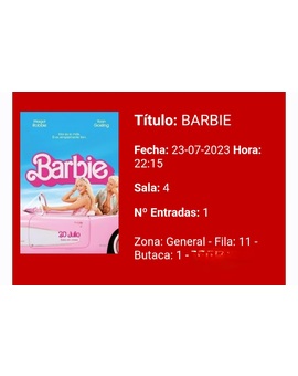 Barbie: Breve crítica y entrada [Sin Spoilers]. Nota 7,5/10.