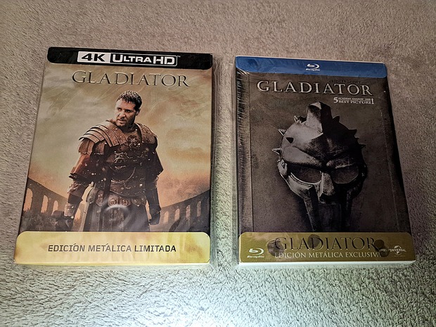 Gladiator Steelbooks.