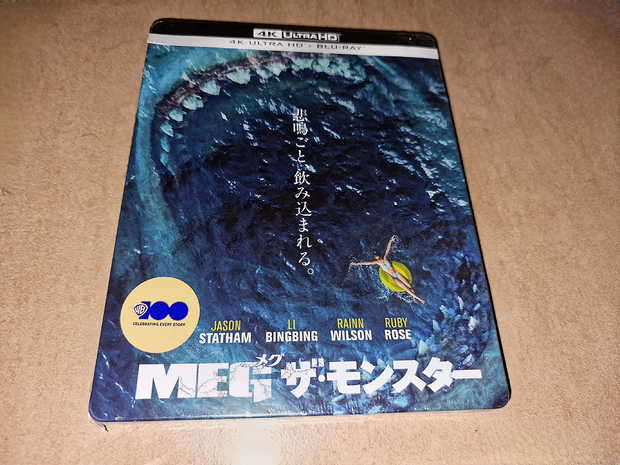 Megalodón Steelbook 4K UHD. Mi Compra 23-08-2023