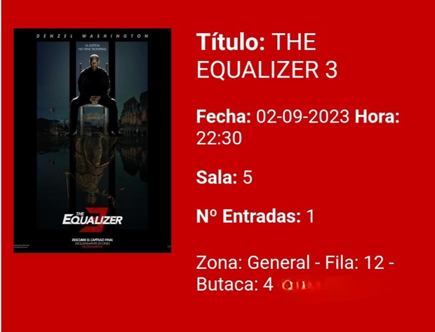 The Equalizer 3: Breve crítica y entrada [Sin Spoilers]. Nota 7,5/10.