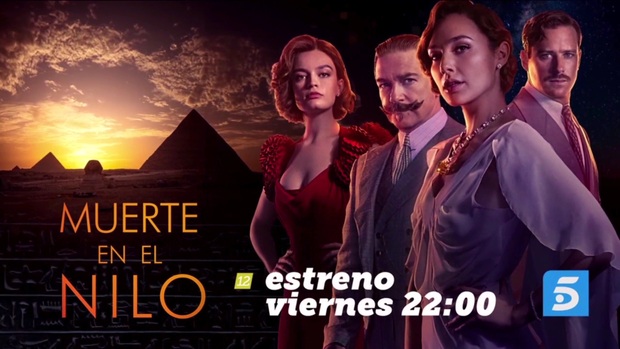 Muerte en el Nilo + ¿Qué nota le dais? + El 08-09-2023 a las 22:00h estreno en TV en Tele 5.