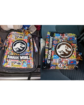 Mochila y bolsa de Jurassic World. Mis Compras 19-09-2023