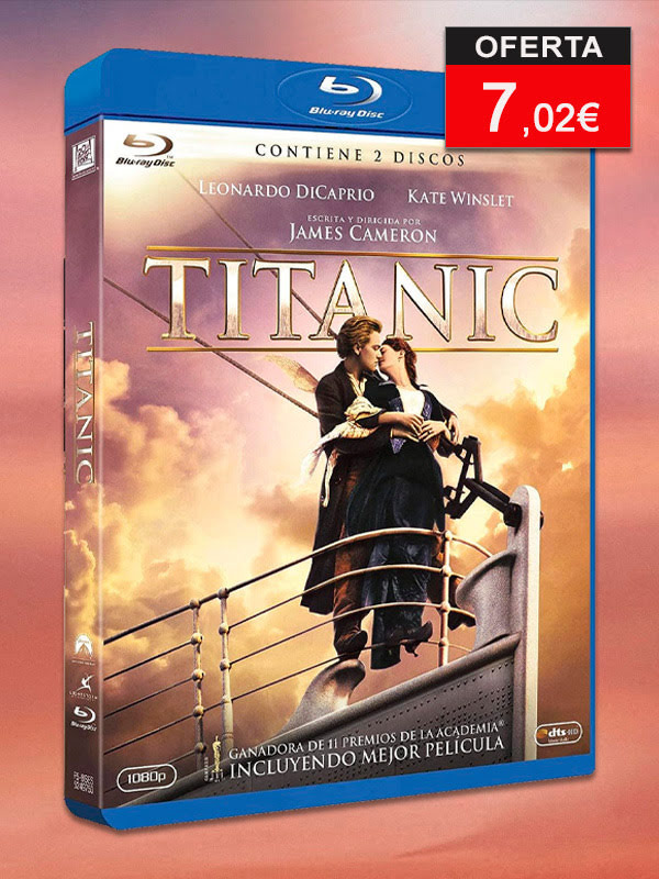 Pues mientras llega la 4K pedazo ofertita en Amazon de Titanic en Blu-Ray por si alguien le interesa