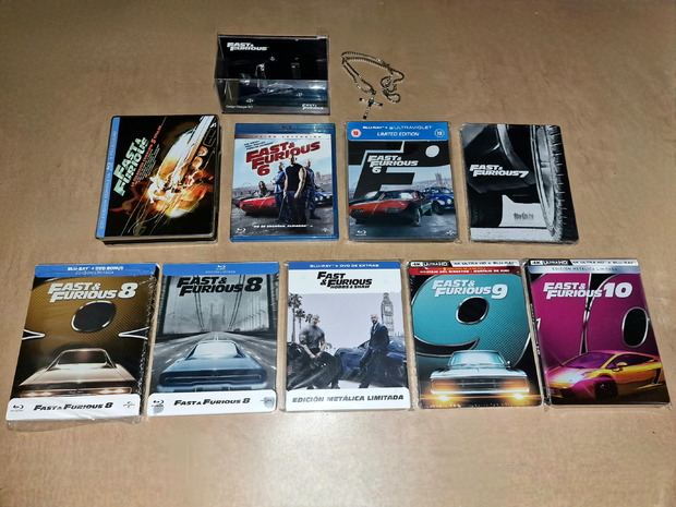 Colección Fast & Furious.