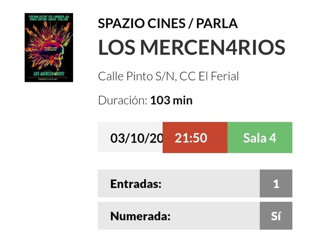 Los Mercen4rios: Breve crítica y entrada [Sin Spoilers]. Nota 5,5.