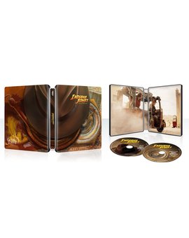 Muy homogéneo el diseño con el resto de steels de la saga. Xdd. Steelbook Indiana Jones Dial Destino
