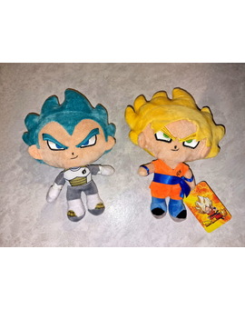 Vegeta y Goku. Peluches de Dragon Ball a 5 euros en C4. Mi Compra 18-10-2023.