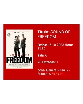 Sound of Freedom: Breve crítica y entrada [Sin Spoilers]. Nota: 8/10