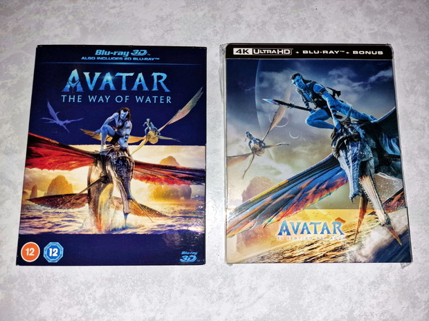 Mis ediciones de Avatar El Sentido del Agua.