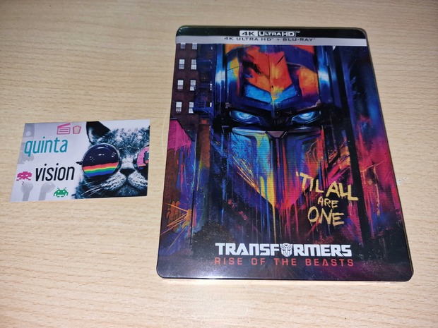 Transformers El Despertar de las Bestias steelbook Grafity. Mi adquisición del 30-10-2023.
