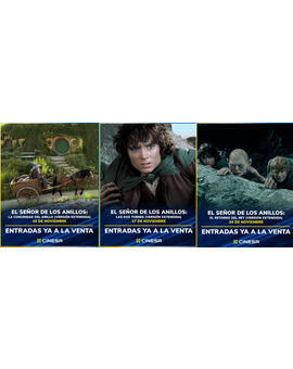 Reestreno de El Señor de los Anillos en Cinesa.