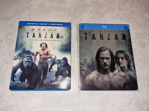 Mis ediciones de La Leyenda de Tarzán.