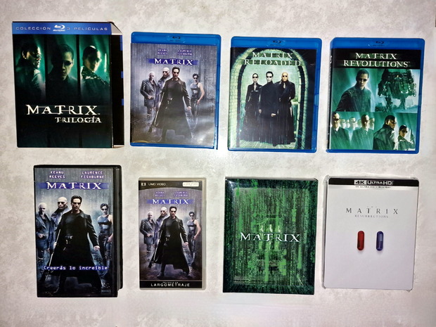 Mi colección de Matrix.