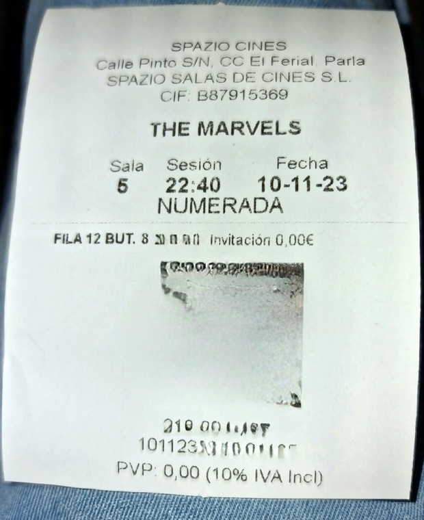The Marvels: Breve Crítica y entrada [Sin Spoilers]. Nota 4,5/10.  