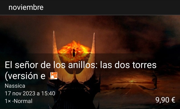 ESDLA Las Dos Torres Extendida V.O.S.E.: Breve Crítica y entrada [Sin Spoilers]. Nota 10/10