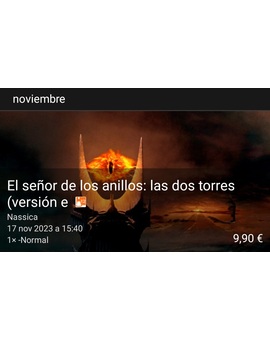 ESDLA Las Dos Torres Extendida V.O.S.E.: Breve Crítica y entrada [Sin Spoilers]. Nota 10/10