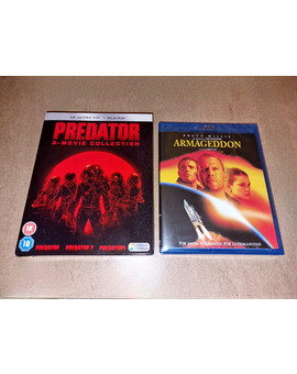 Pack Predator 4k + Armageddon: Mis Compras 23-11-2023.