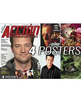 Accion Cine. Portada y posters Diciembre 2023.