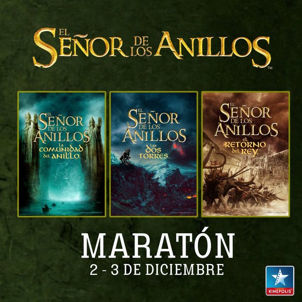 ¡Para valientes!. Maratón El Señor de los Anillos versiones extendidas en Kinepolis.