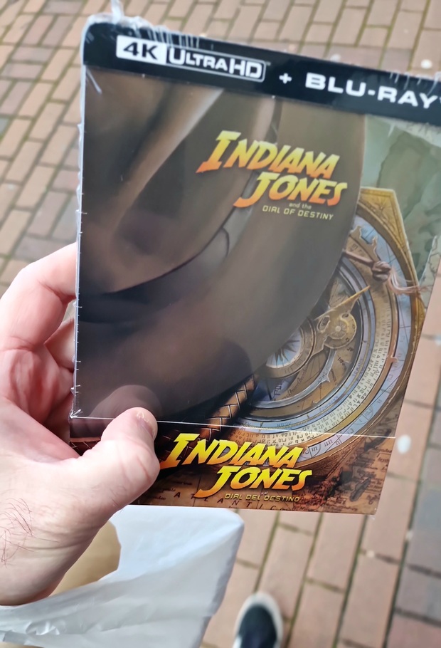 Indiana Jones y El Dial del Destino Steelbook 4K UHD: Mi Compra  05-12-2023.