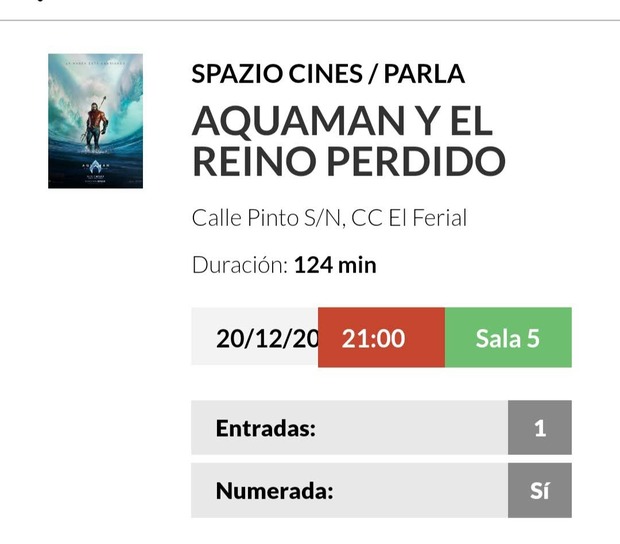 Aquaman y el Reíno Perdido: Breve Crítica y entrada [Sin Spoilers]. Nota 7/10