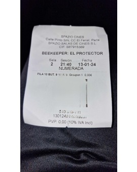 Beekeeper El Protector: Mi Critica y mi Entrada [Sin Spoilers]. Nota: 7/10