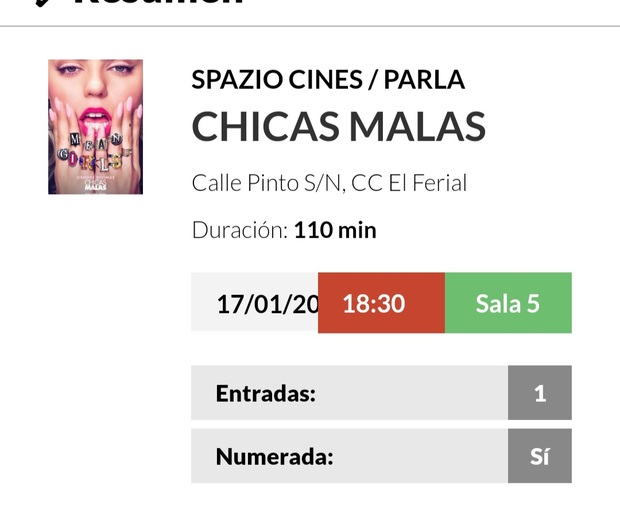 Chicas Malas. Breve Crítica y entrada [Sin Spoilers]. Nota 5,5/10