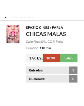 Chicas Malas. Breve Crítica y entrada [Sin Spoilers]. Nota 5,5/10