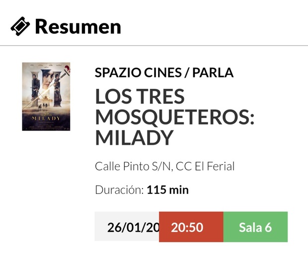 Los tres mosqueteros: Milady. Breve Crítica y Entrada [Sin Spoilers]. Nota: 9/10.