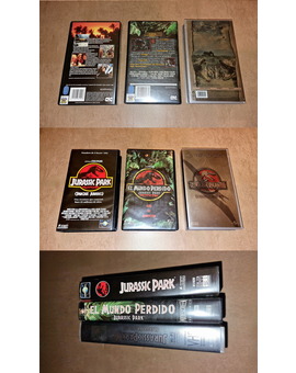 Jurassic Park. Trilogía VHS.
