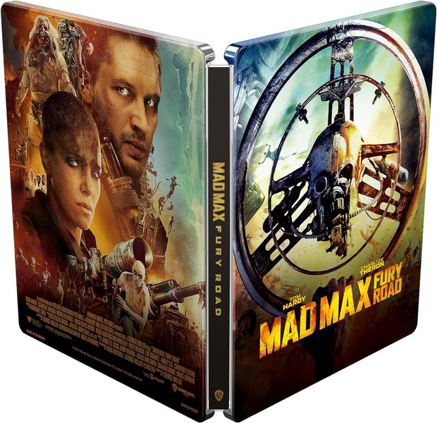 Nuevo steelbook de Mad Max Fury Road para Junio. Exterior.