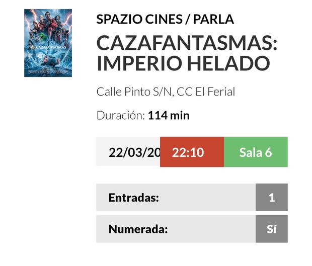 Cazafantasmas Imperio Helado: Breve Crítica y Entrada. [Sin Spoilers]. Nota: 6/10.