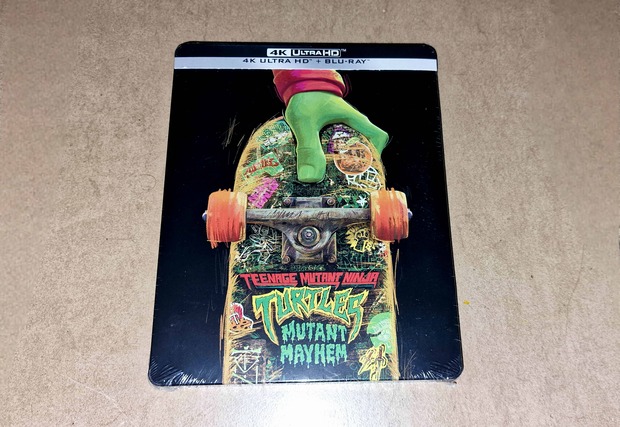 Ninja Turtles: Caos Mutante - Steelbook Ultra HD Blu-ray. Mi Compra 01-04-2024.