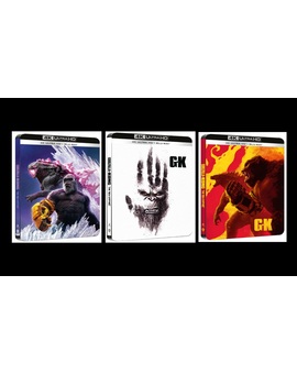 Steelbooks de Godzilla X Kong El Nuevo Imperio.