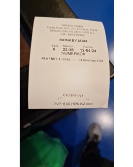 Monkey Man: Breve Crítica y Entrada [Sin Spoilers]. Nota: 6,5/10.