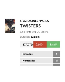Twisters: Breve Crítica y Entrada [Sin Spoilers]. Nota: 7,5/10