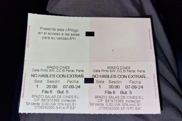 No Hables con Extraños. Mi Entrada.