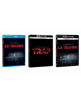 La Trampa. Portadas Blu-ray, Steelbook y 4K.
