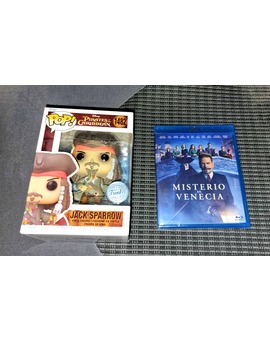 Funko Pop Jack Sparrow Piratas del Caribe + Misterio en Venecia Blu-ray: Mis Compras 02-10-2024.