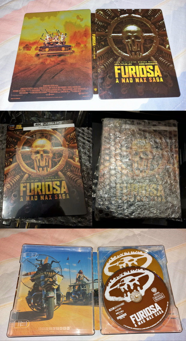 Furiosa steelbook 4k UHD Italiano. Mi Compra 31-10-2024.