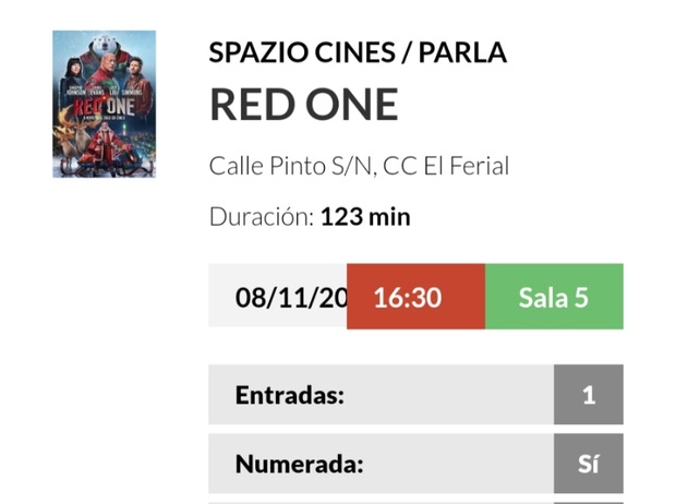 Red One: Mi Entrada.