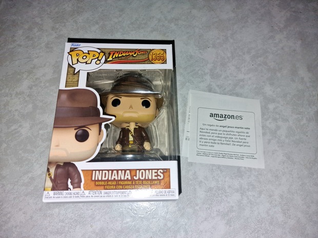 Funko Indiana Jones. Regalazo del amigo Angel Jesus Martin Soto!. Muchas gracias!!!