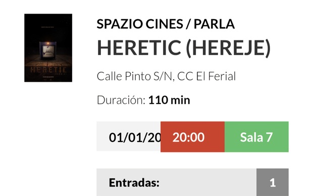 Heretic (Hereje). Mi Entrada.