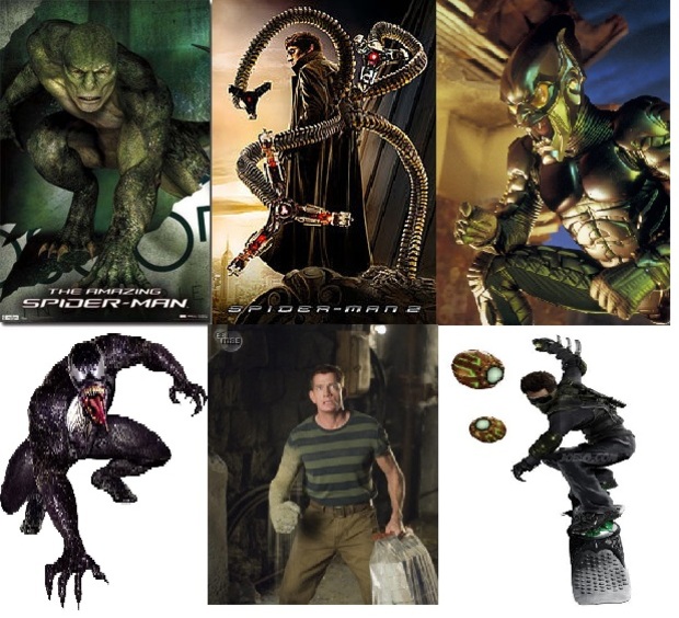 ¿QUE VILLANO DE LOS APARECIDOS EN LAS PELICULAS DE SPIDERMAN TE GUSTA MAS?