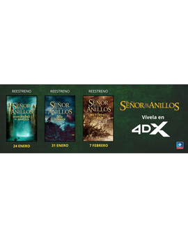 Reestreno de la Trilogía de "El Señor de los Anillos" en 4DX.